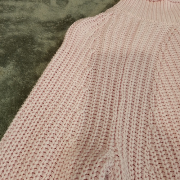 J. Crew Women's Pink Cowl Neck Sweater with Ribbed Knit Size XS - Picture 9 of 16